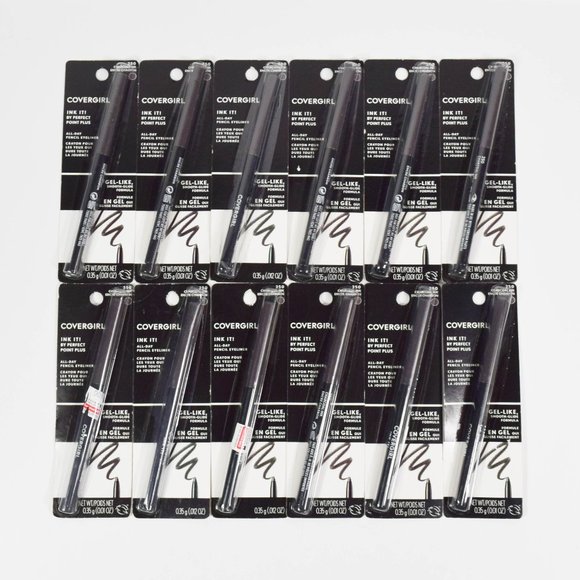 COVERGIRL Other - 12 Covergirl Ink It Perfect Point Plus All Day Eyeliner #250 CHARCOAL INK
